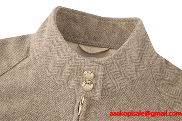 MIUMIU ミュウミュウ コピー 2025年秋冬 ヘリンボーン素材 きれいめミリタリー 大人 ジャケット