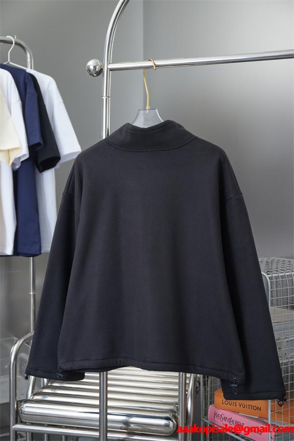 シンプル＆ミニマル 上質フリース ジップアップ ジャケット MIUMIU ミュウミュウ コピー