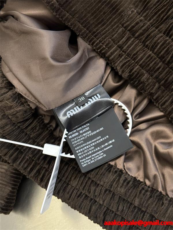 2025年秋冬 大人ブルゾン 注目の新作 MIUMIU ミュウミュウ スーパーコピー ジャケット