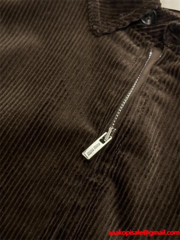 2025年秋冬 大人ブルゾン 注目の新作 MIUMIU ミュウミュウ スーパーコピー ジャケット