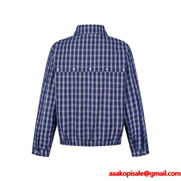 2025年秋冬 注目新作 チェック柄 シャツ ジャケット MIUMIU ミュウミュウ スーパーコピー