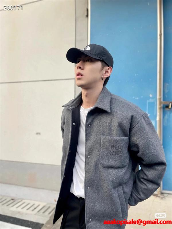 売れ筋 大人カジュアル ジャケット 保温仕様 MIUMIU ミュウミュウ スーパーコピー