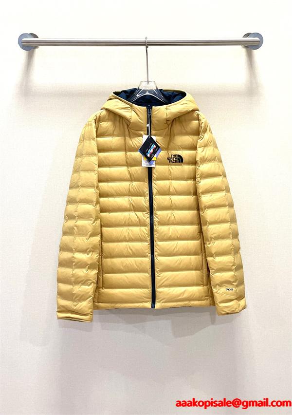 THE NORTH FACE 激安 700FP リバーシブル ダウンジャケット メンズ フード付き 配色切替 軽量 高保温 RDSダックダウン 秋冬定番