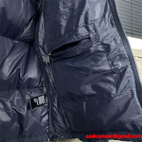 THE NORTH FACE 激安 シェルパフリース 切替 ダウンジャケット メンズ レディース 隠しフード 700相当 高保温 YKKジップ 冬用