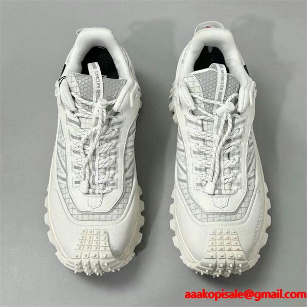 MONCLER GRENOBLE メンズ／レディース トレイルランニングスニーカー 厚底 Vibramソール 高機能アウトドア対応モデル