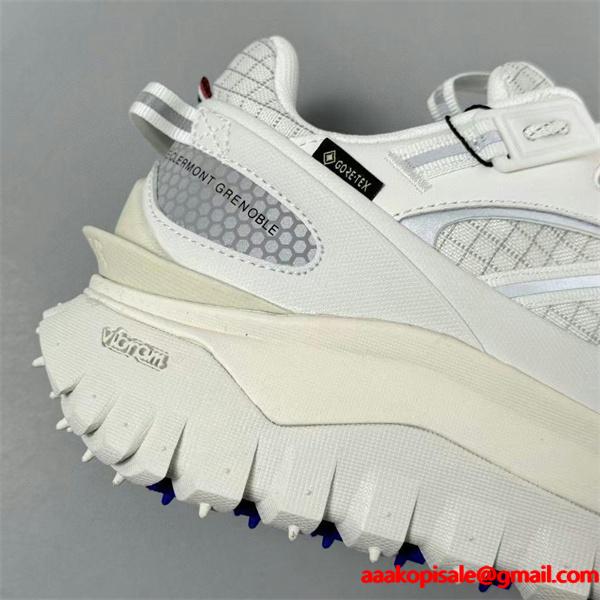 MONCLER GRENOBLE メンズ／レディース トレイルランニングスニーカー 厚底 Vibramソール 高機能アウトドア対応モデル