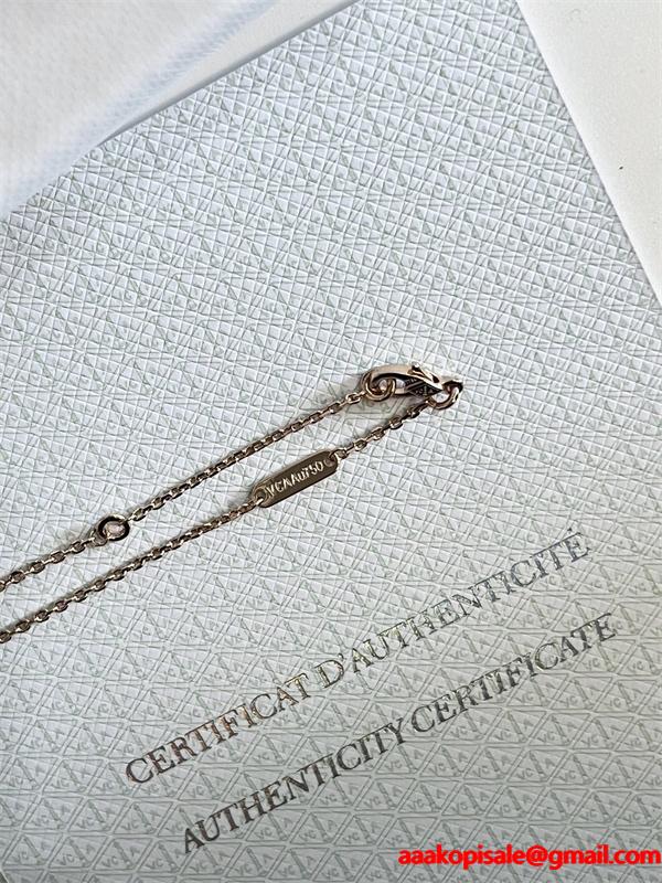 VCA ヴァン ヴァン クリーフ＆アーペル コピー 四つ葉モチーフ ネックレス ブラック オニキス 上品 大人