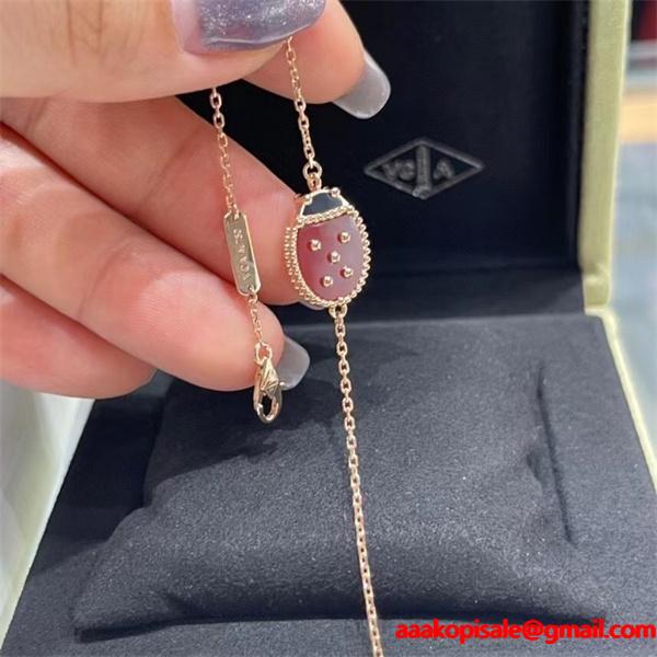  VCA ヴァン ヴァン クリーフ＆アーペル コピー バタフライモチーフ ネックレス ゴールド 大人気 フェミニン 