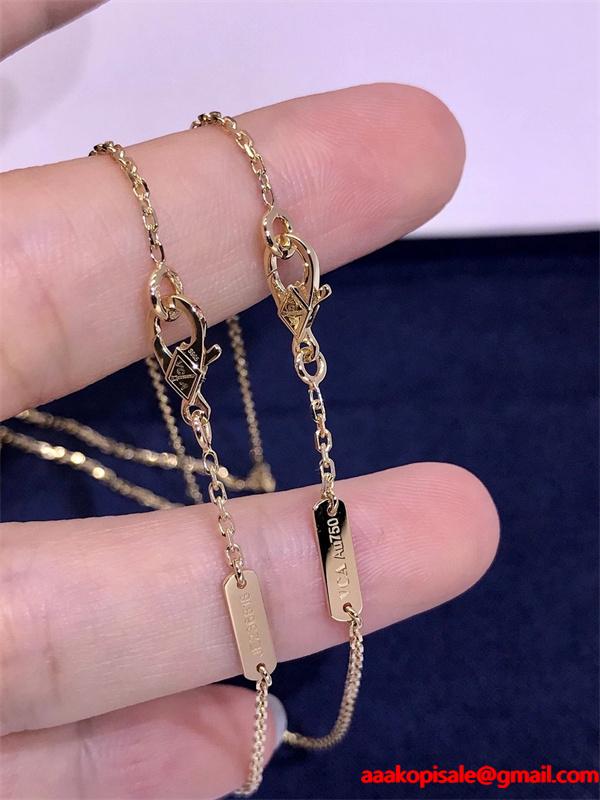 クローバーモチーフ ブレスレット 入手困難 モダン VCA ヴァン ヴァン クリーフ＆アーペル 偽物 高見え