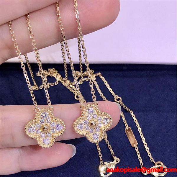 クローバーモチーフ ブレスレット 入手困難 モダン VCA ヴァン ヴァン クリーフ＆アーペル 偽物 高見え