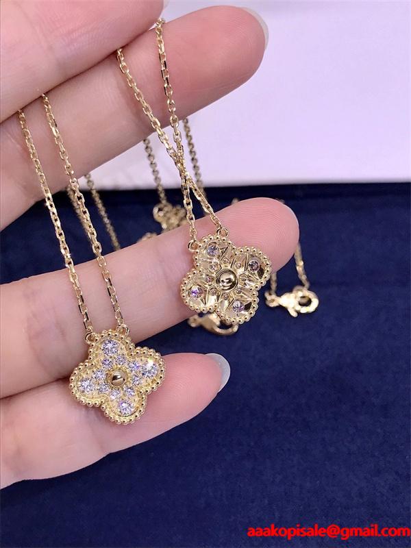 クローバーモチーフ ブレスレット 入手困難 モダン VCA ヴァン ヴァン クリーフ＆アーペル 偽物 高見え