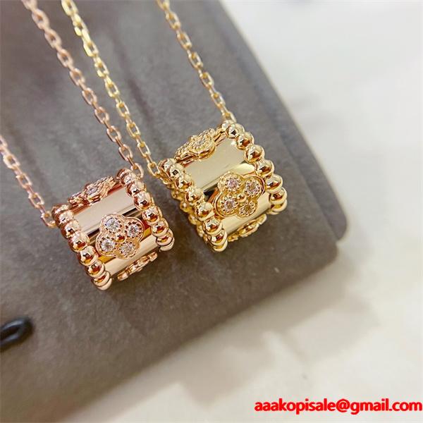 スクエア ネックレス ゴールド VCA ヴァン ヴァン クリーフ＆アーペル コピー 立体感 上質仕上げ 大人気