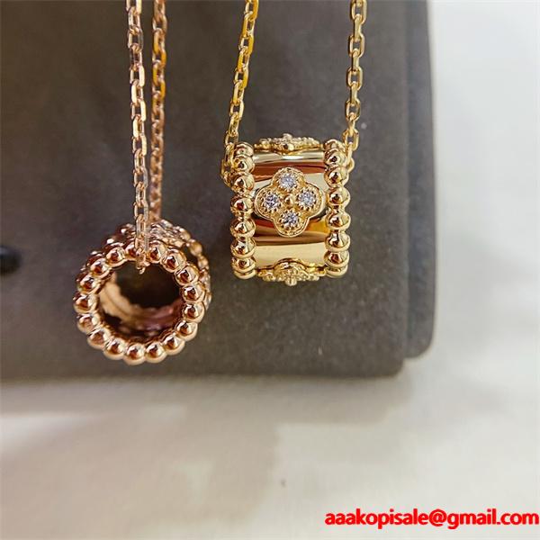 スクエア ネックレス ゴールド VCA ヴァン ヴァン クリーフ＆アーペル コピー 立体感 上質仕上げ 大人気