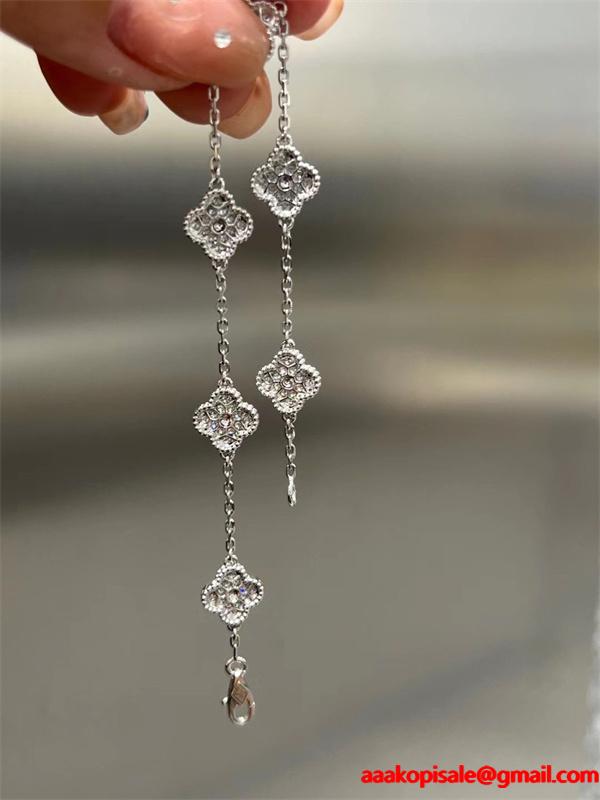 クローバーモチーフ シルバー 軽やか バランス 入手困難 VCA ヴァン ヴァン クリーフ＆アーペル 偽物