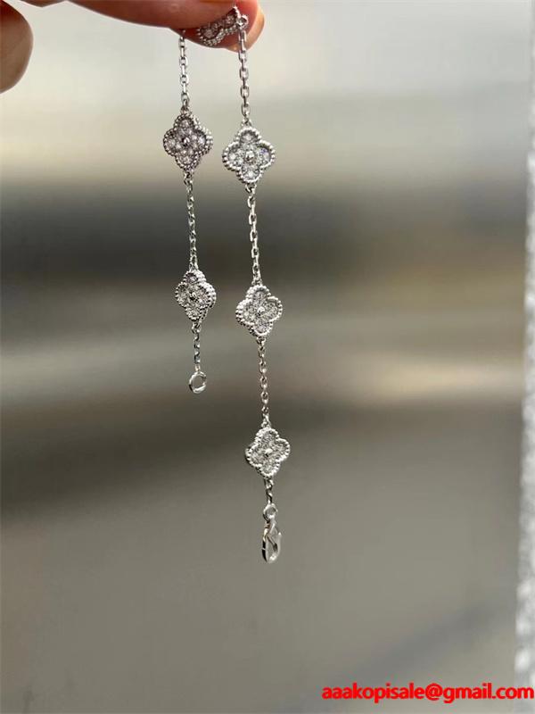 クローバーモチーフ シルバー 軽やか バランス 入手困難 VCA ヴァン ヴァン クリーフ＆アーペル 偽物