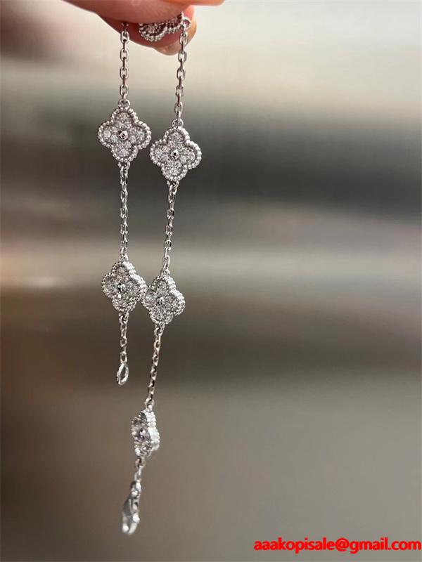 クローバーモチーフ シルバー 軽やか バランス 入手困難 VCA ヴァン ヴァン クリーフ＆アーペル 偽物