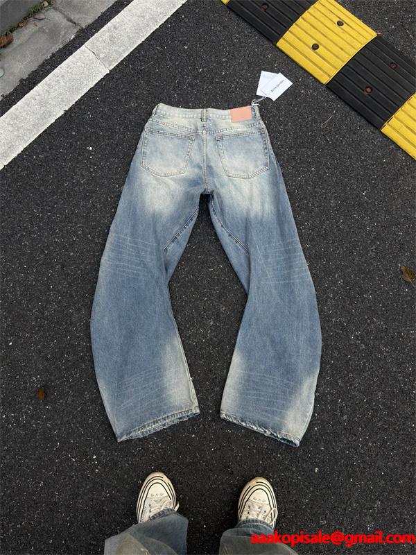 デニムパンツ ACNE STUDIO アクネ ストゥディオズ コピー ヴィンテージ加工 ブルー 風合い重視 売れ筋