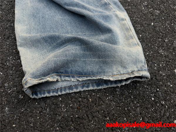 デニムパンツ ACNE STUDIO アクネ ストゥディオズ コピー ヴィンテージ加工 ブルー 風合い重視 売れ筋