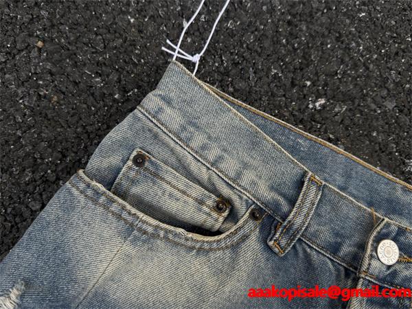 デニムパンツ ACNE STUDIO アクネ ストゥディオズ コピー ヴィンテージ加工 ブルー 風合い重視 売れ筋