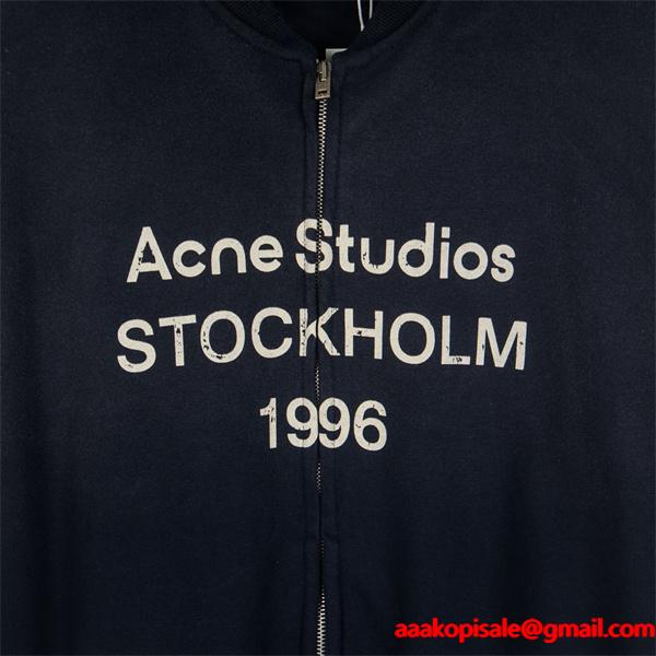 ACNE STUDIO アクネ ストゥディオズ コピー スウェット ブルーグリーン おすすめ ミニマル 在庫僅少