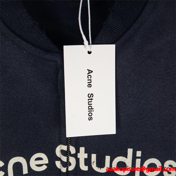 ACNE STUDIO アクネ ストゥディオズ コピー スウェット ブルーグリーン おすすめ ミニマル 在庫僅少