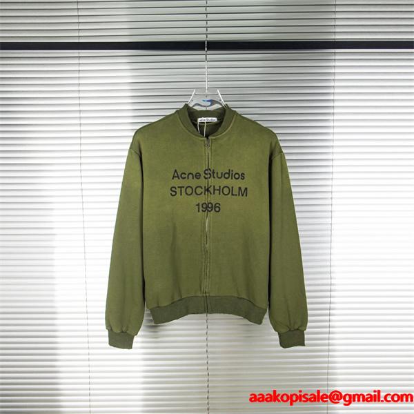 ACNE STUDIO アクネ ストゥディオズ コピー スウェット ブルーグリーン おすすめ ミニマル 在庫僅少
