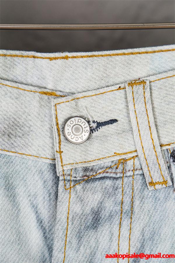 ドッキング デニムパンツ  個性表現 モード系 希少 ACNE STUDIO アクネ ストゥディオズ スーパーコピー