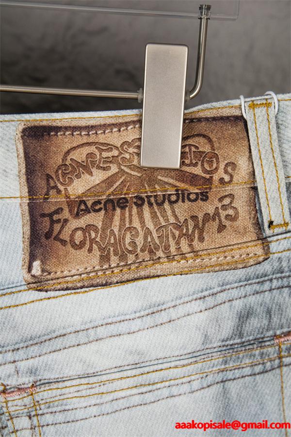 ドッキング デニムパンツ  個性表現 モード系 希少 ACNE STUDIO アクネ ストゥディオズ スーパーコピー
