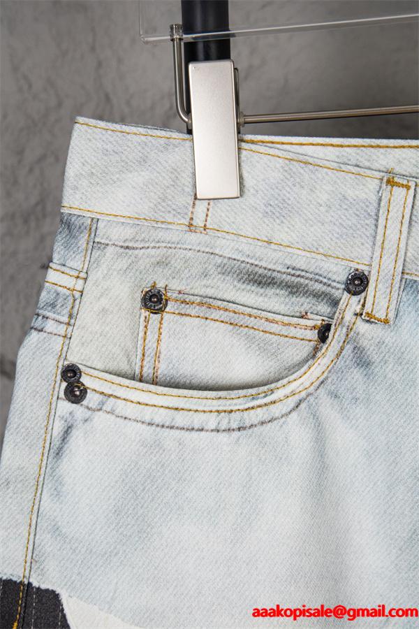 ドッキング デニムパンツ  個性表現 モード系 希少 ACNE STUDIO アクネ ストゥディオズ スーパーコピー