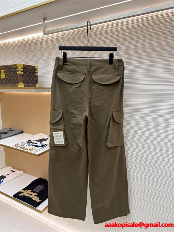 カーゴパンツ オリーブ ワイドシルエット 実用設計 大人気 ACNE STUDIO アクネ ストゥディオズ コピー