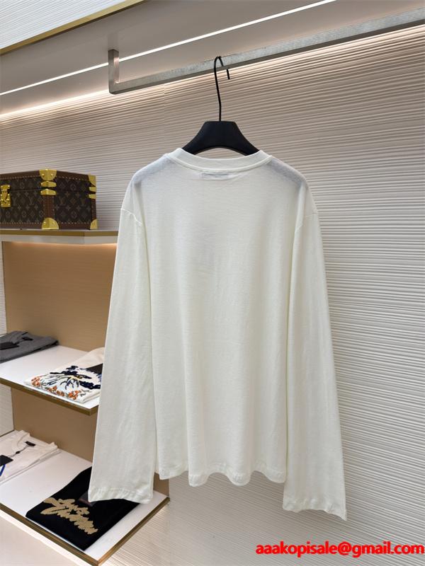 長袖Tシャツ ブラック ポケット付き ベーシック 入手困難 ACNE STUDIO アクネ ストゥディオズ コピー