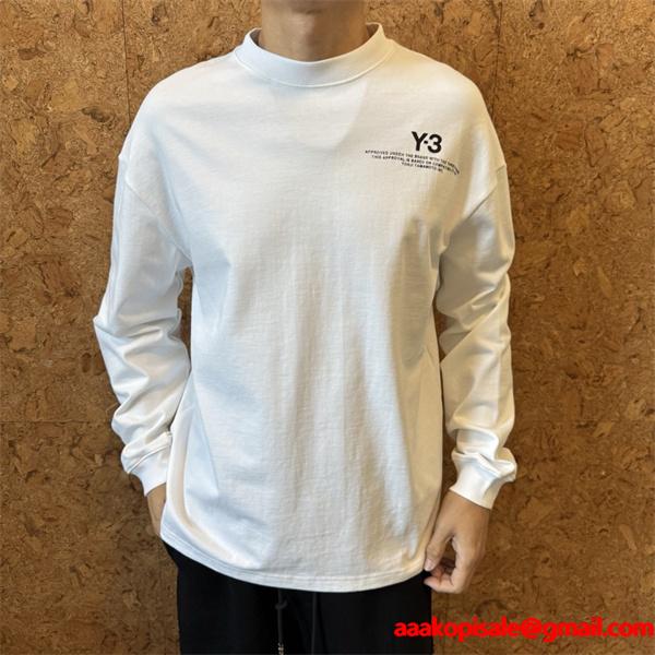 大人気❤Y-３ 長袖ｔシャツコピー新作ワイ・スリー2025-2026秋冬ファッショントレンド