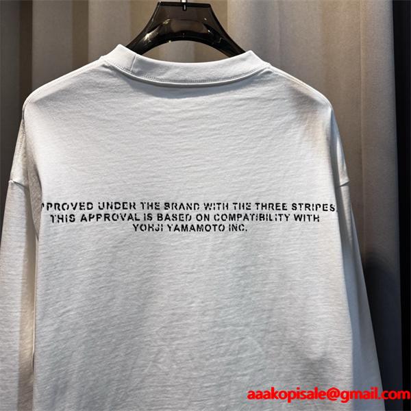 大人気❤Y-３ 長袖ｔシャツコピー新作ワイ・スリー2025-2026秋冬ファッショントレンド