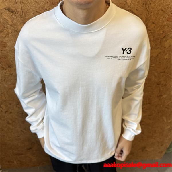 大人気❤Y-３ 長袖ｔシャツコピー新作ワイ・スリー2025-2026秋冬ファッショントレンド