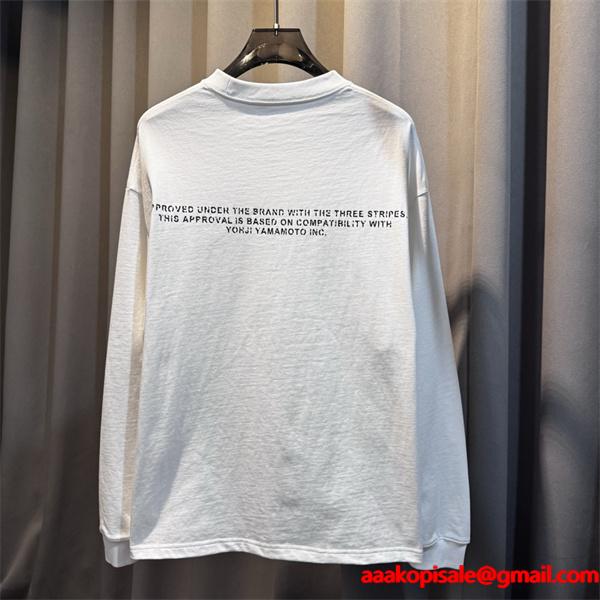 大人気❤Y-３ 長袖ｔシャツコピー新作ワイ・スリー2025-2026秋冬ファッショントレンド