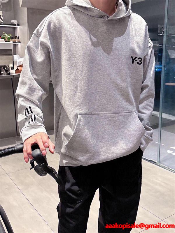 人気上昇中Y-３ パーカーコピー2025-2026秋冬新作ワイ・スリーコレクション☆グレー色