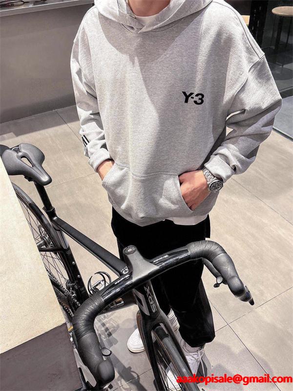 人気上昇中Y-３ パーカーコピー2025-2026秋冬新作ワイ・スリーコレクション☆グレー色