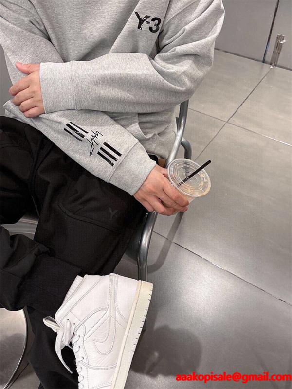 人気上昇中Y-３ パーカーコピー2025-2026秋冬新作ワイ・スリーコレクション☆グレー色