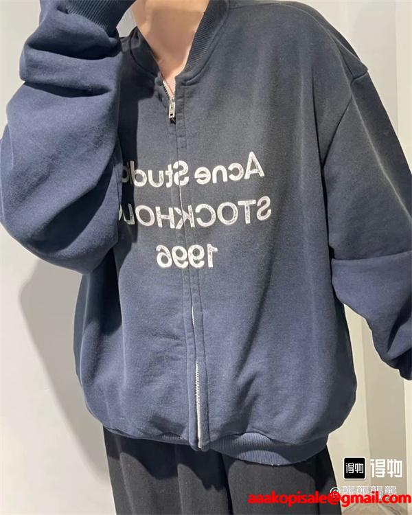 秋冬 人気 ブラック ロゴ ACNE STUDIOS アクネ ストゥディオズ コピー スウェット 新作 定番