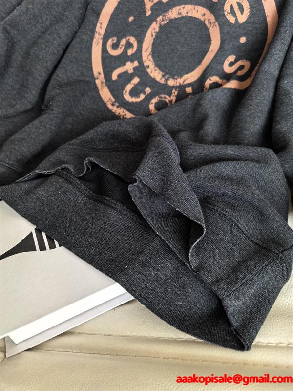  渋色 チャコール ロゴ スウェット ヴィンテージ風 ACNE STUDIOS アクネ ストゥディオズ コピー 