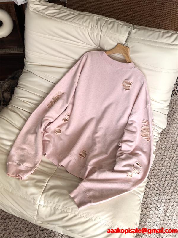  渋色 チャコール ロゴ スウェット ヴィンテージ風 ACNE STUDIOS アクネ ストゥディオズ コピー 