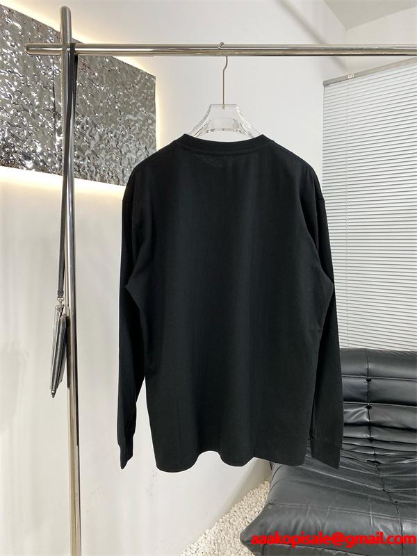 希少デザイン 安心 ブラック ロングTシャツ ベーシック ACNE STUDIOS アクネ ストゥディオズ コピー