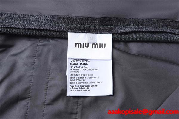 MIUMIU ミュウミュウ コピー 025秋冬 落感 グレー ワイドパンツ 上質 お洒落