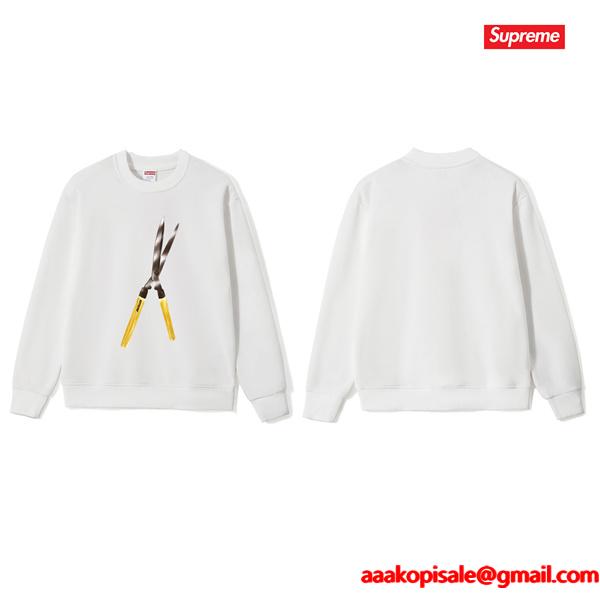 大人ストリート ブラック 即完売 おしゃれ SUPREME シュプリーム コピー スウェット