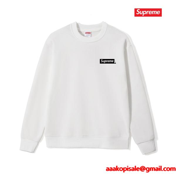 SUPREME シュプリーム コピー 秋冬 ぬくもり系 大人モード ブラック トレンド スウェット