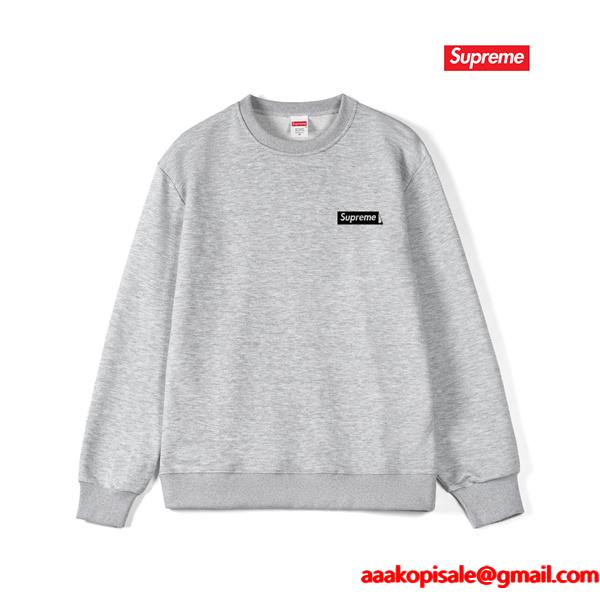 SUPREME シュプリーム コピー 秋冬 ぬくもり系 大人モード ブラック トレンド スウェット
