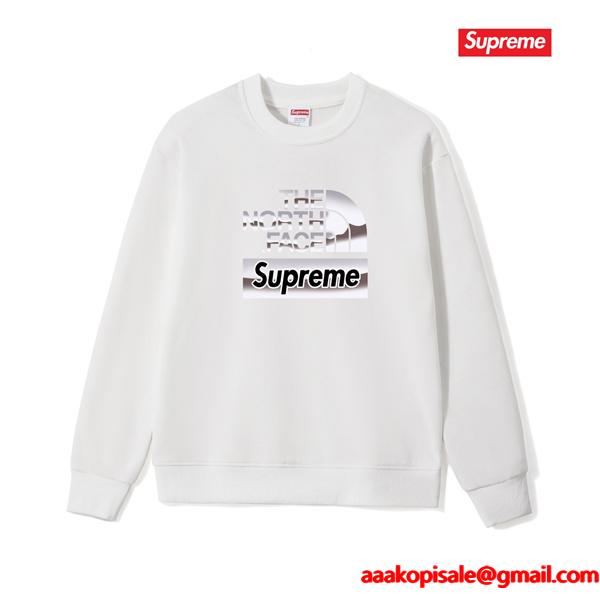 保温性抜群 カジュアル ブラック コラボ SUPREME シュプリーム スーパーコピー スウェット
