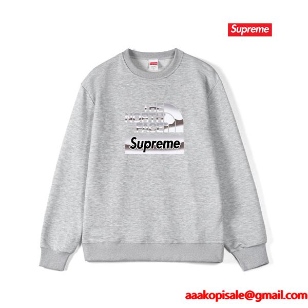 保温性抜群 カジュアル ブラック コラボ SUPREME シュプリーム スーパーコピー スウェット