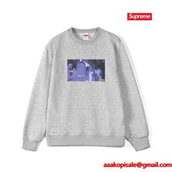 SUPREME シュプリーム コピー 2025秋冬 あたたか 上品 グレー 人気 売れ筋 スウェット