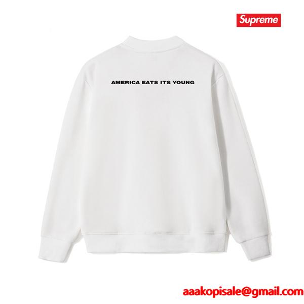 SUPREME シュプリーム コピー 2025秋冬 あたたか 上品 グレー 人気 売れ筋 スウェット